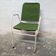 Fauteuil vintage métal et tissu