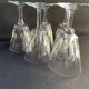 6 baccarat wine glasses côte d'azur service - size n°3 - stamped