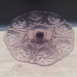 Cake dish, purple glass tart, Manage Belgium