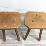 Pair stools vacher 1950