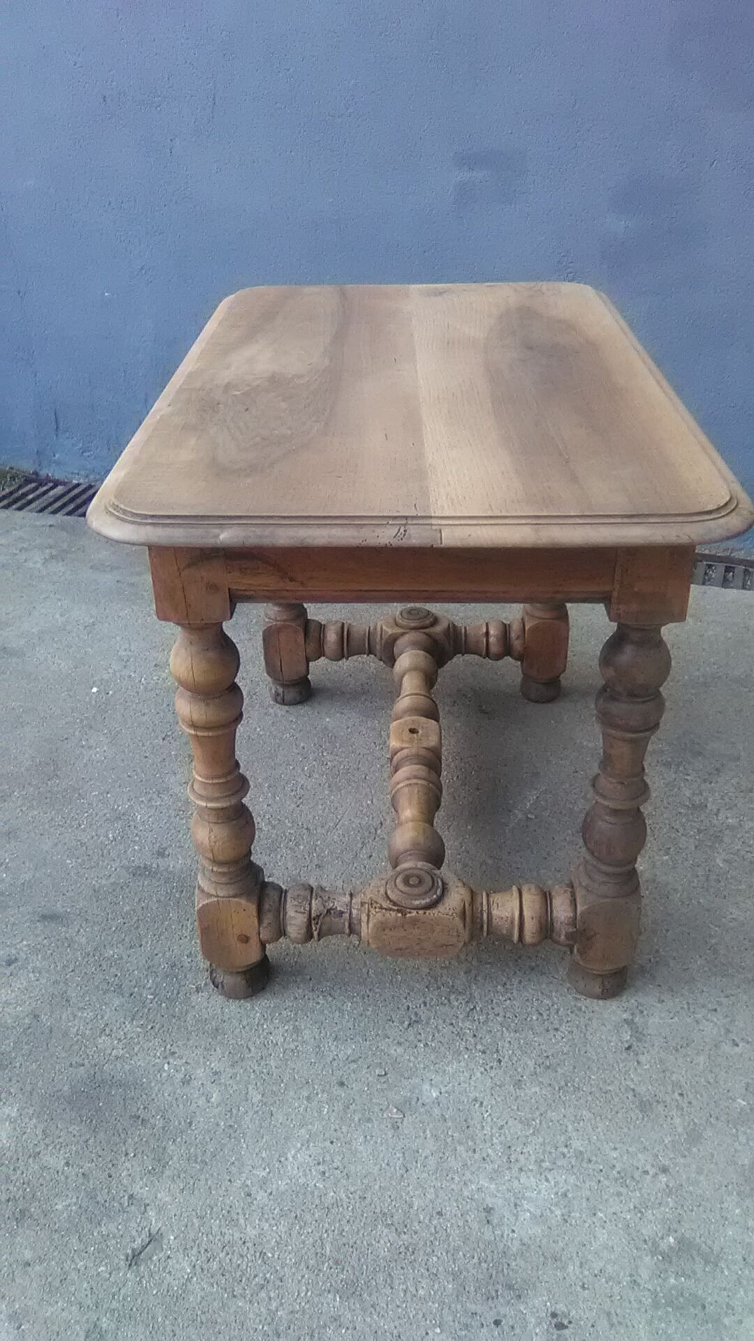 Pickled rustic side table