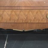 Vintage display cabinet in rosewood veneer 1950/1960