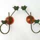 Pair of vintage wall planters 1940s 1950s