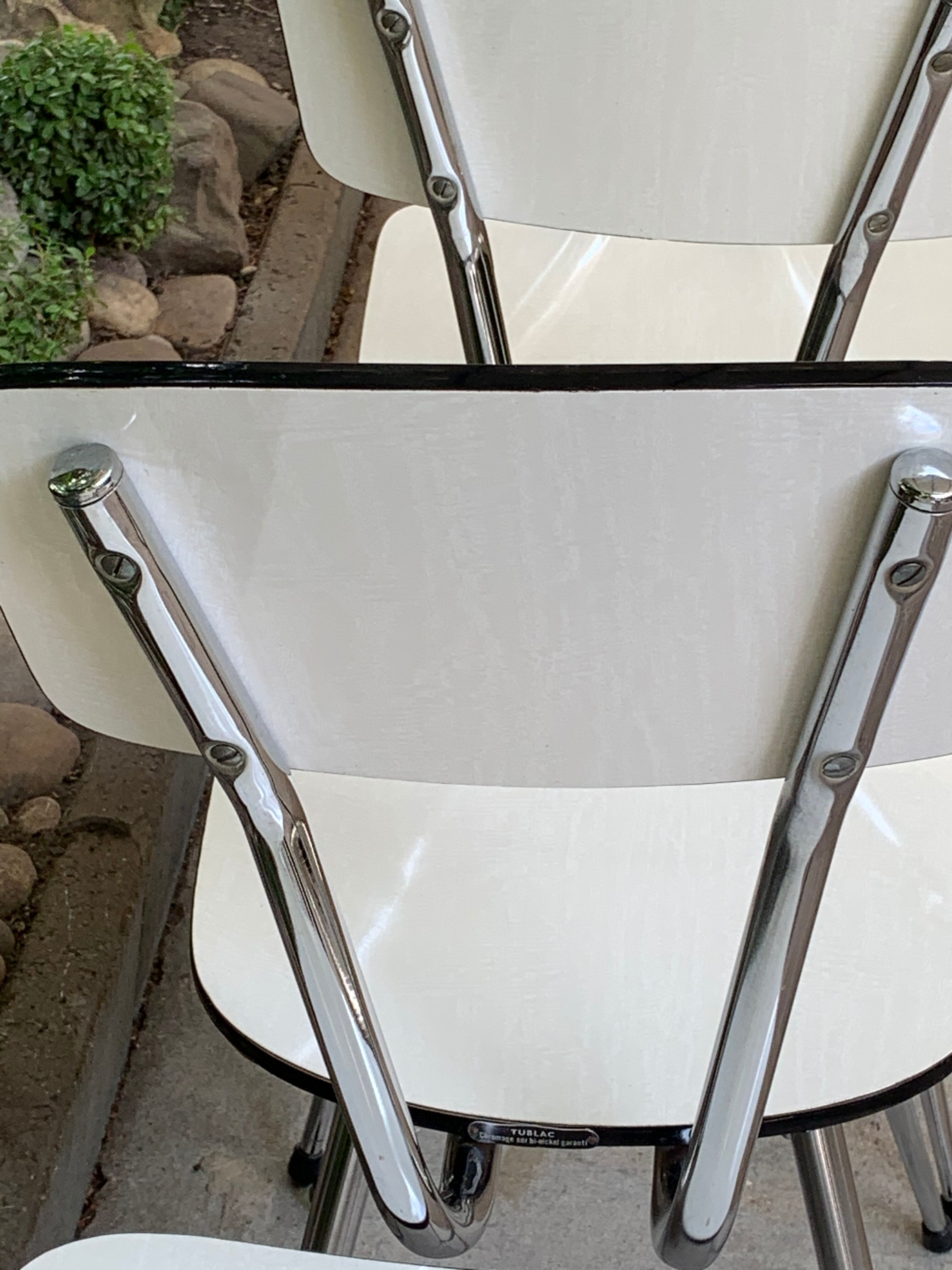 Tublac compass formica 5 chairs