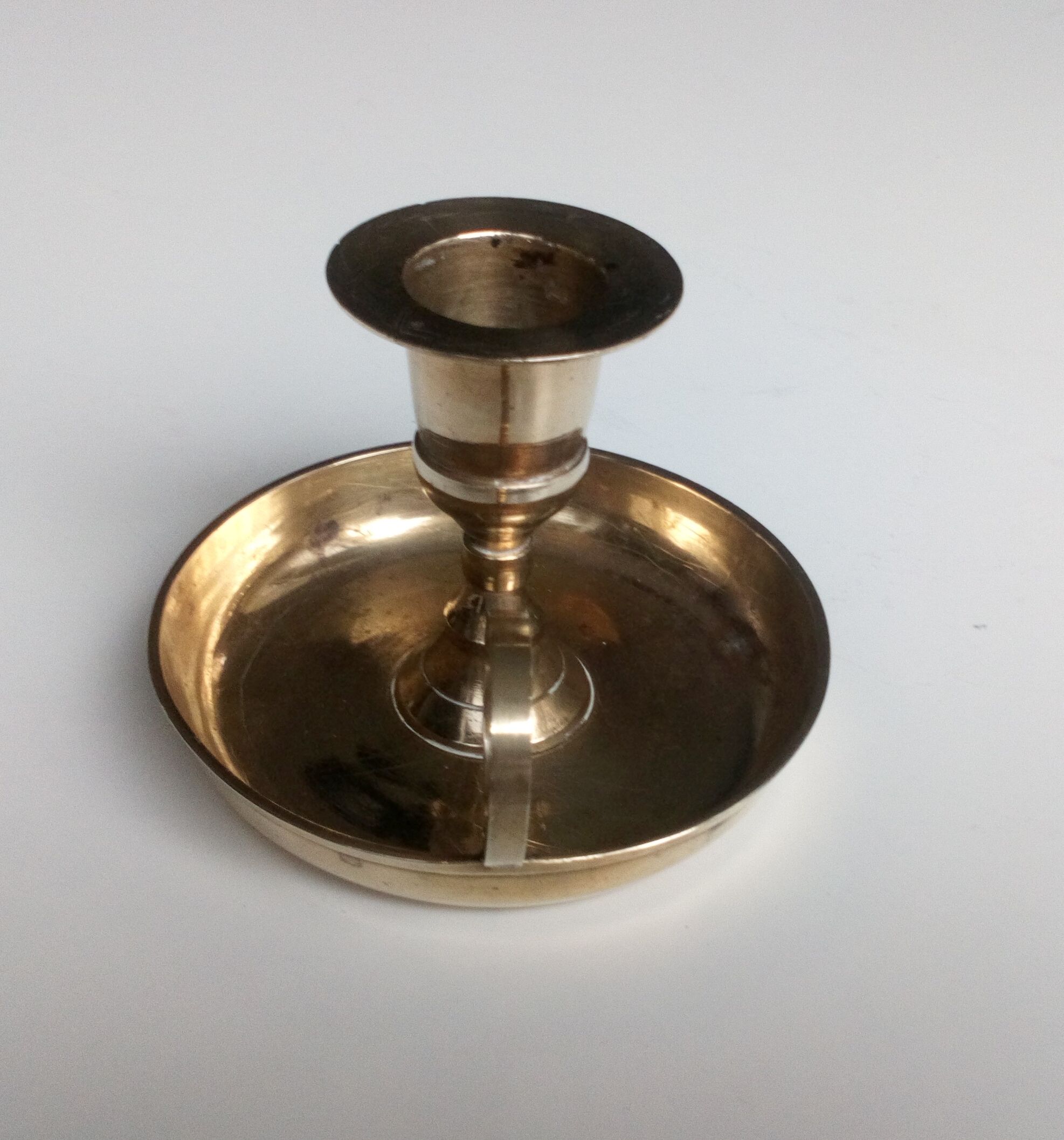 Brass taper candleholder