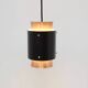 Copper lamp in the Trava style, design by Carl Thore, 1960s