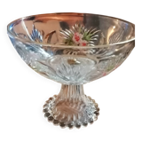 Vintage glass fruit bowl
