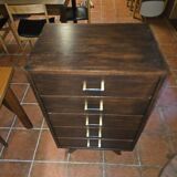 1960s oak chiffonnier cabinet