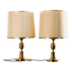 Lampe de table en laiton par Otterpohl Leuchten, lot de 2