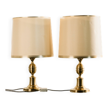Brass table lamp by Otterpohl Leuchten, set of 2