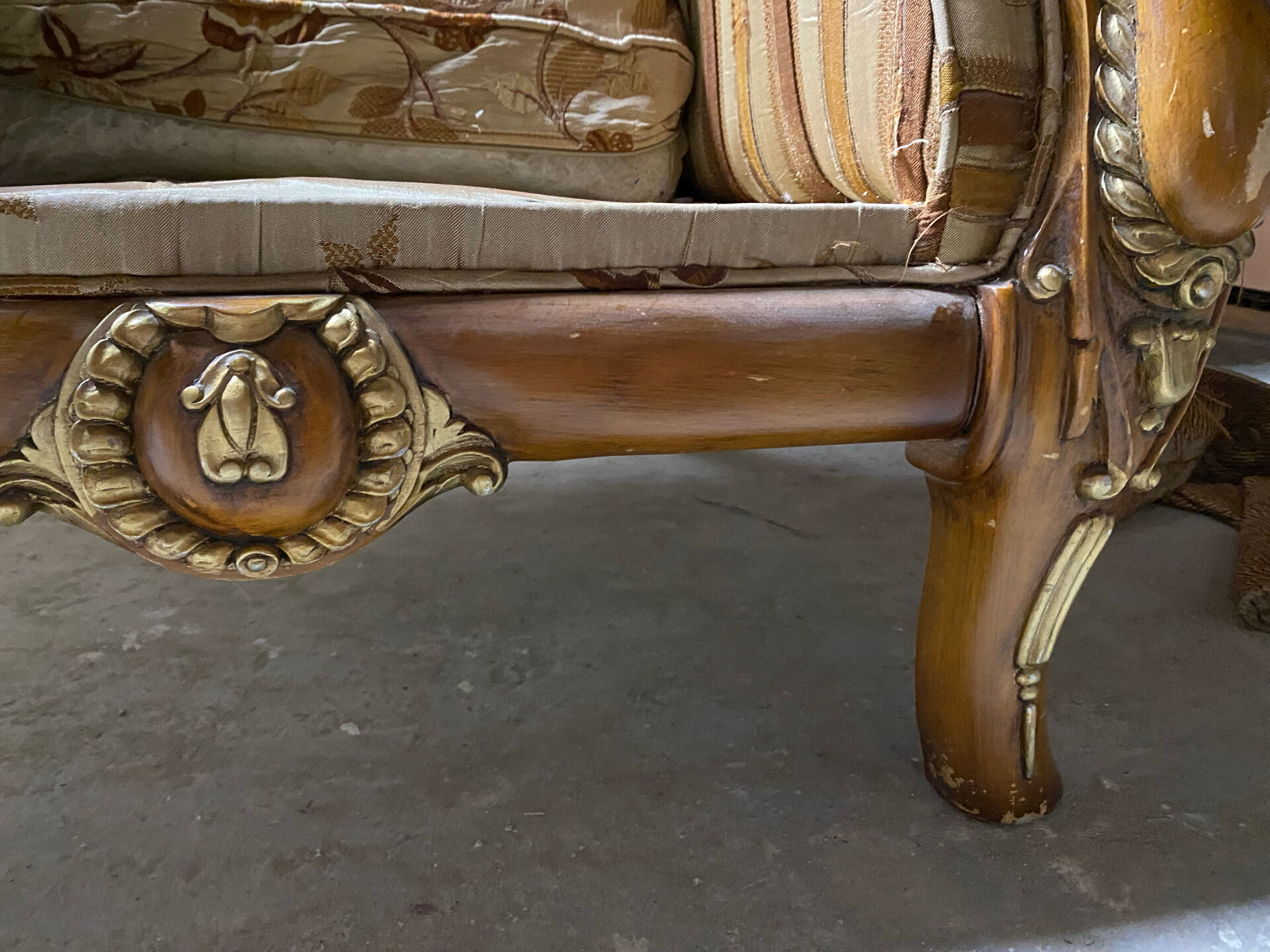 Louis XV Rococo style armchair