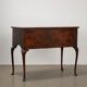 Antique Chippendale writing desk in walnut, oak, and fir, 18th century.