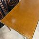 Directoire style flat desk in cherry wood