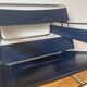 Wassily armchair by Marcel Breuer, midnight blue, Italian edition