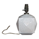 Cracked ceramic Art Deco lamp, table lamp, cube-shaped lamp.