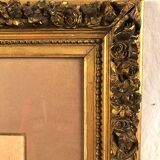 Louis Tauzin (1842-1915), “Landscape at the river” watercolor signed and framed