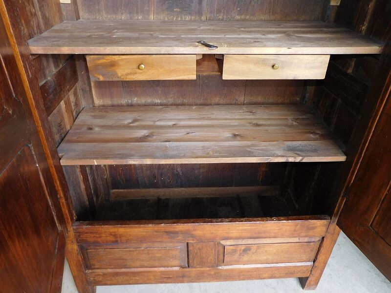 Cabinet 2 doors transition of the xviii century