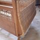 Child bed wood and rattan