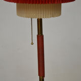 Brass and plastic floor lamp, 1960