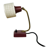 Lamp cocotte years 50red perforated metal