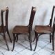 Set de 3 chaises Thonet 1900 Mazowia Noworadomsk