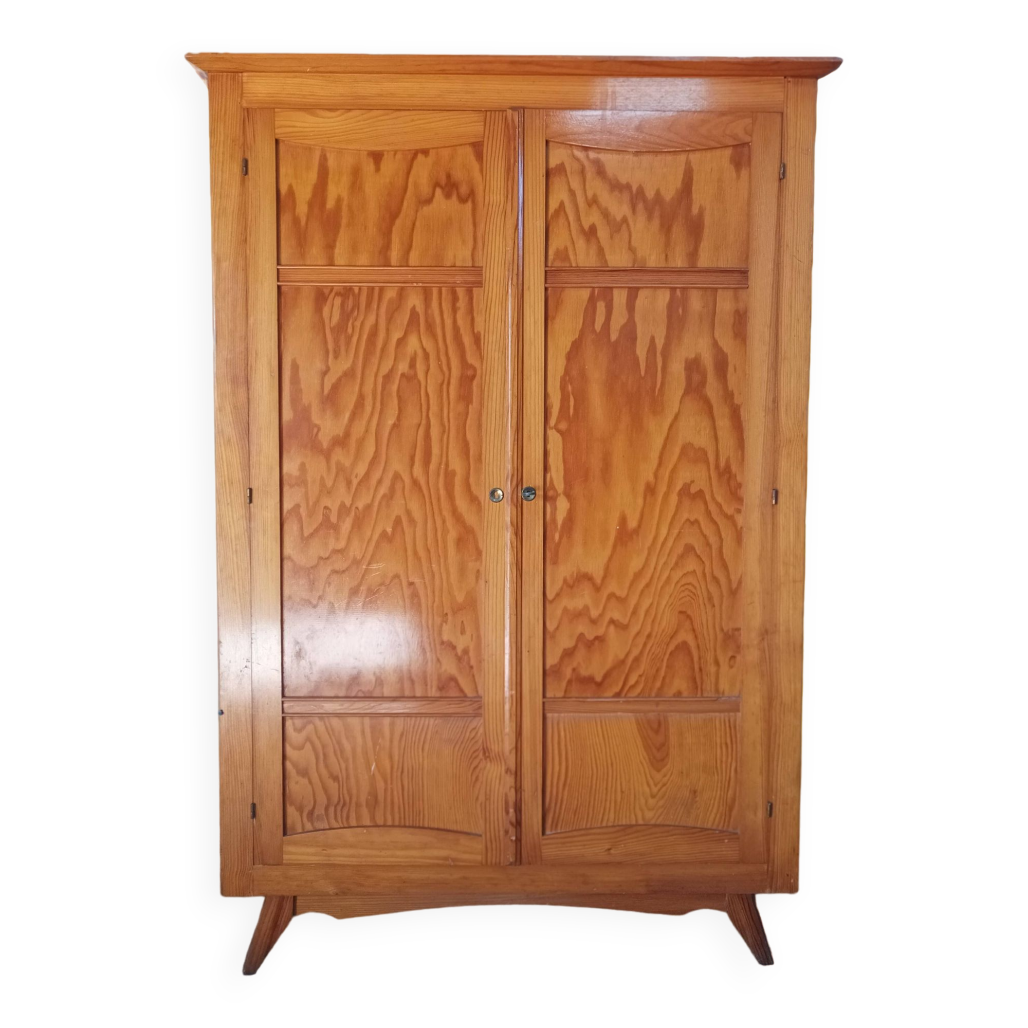 Vintage pine wardrobe