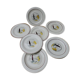 Set of 7 plates