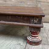 Burmese teak coffee table