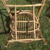 Vintage rattan table and chairs