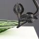 Glass and metal Art Deco Fruit Bowl, France 1920s