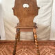 Antique chair Alsatian craftsmanship