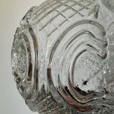 Pressed glass globe from the 60s