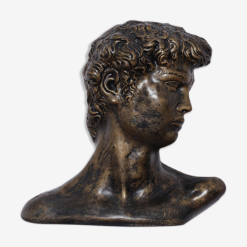 Black and gold David Bust