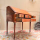 BUREAU DE PENTE DE MILIEU EN ACAJOU DE STYLE LOUIS XVI XIX EME SIÈCLE 
