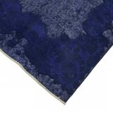 Overdyed Wool Vintage Handmade Carved Rug 174 cm x 297 cm