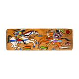 Bas-relief en céramique de bruno ugo pour hugo r.s.m. repubblica di s. marino anni '60