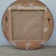 Barber round XXL mirror years 70 - 81x81cm