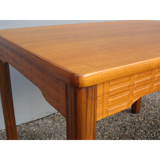 Scandinavian teak side table Alberts, Tibro