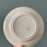 Series of 9 flat plates Saint Amand Les Eaux MDL Orcerame