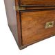 Antique English Mahogany Campaign Chest Of Drawers, 1820/30s