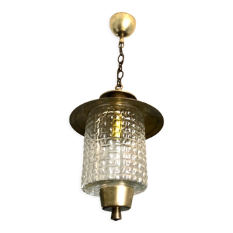Vintage pendant lamp lantern 1950