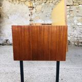 Teak storage unit with metal legs Circa 70's