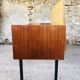 Teak storage unit with metal legs Circa 70's