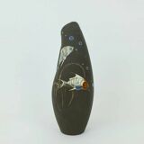 mid century VASE 50s organic shape fish decor model no. 2007 b