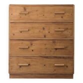 Large antique solid wood chest of drawers – Unique piece