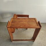 Foldable pine children's desk
