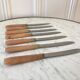 Set of 7 horn knives 50s