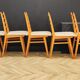 Set of 8 mid century dining table chairs vintage
