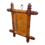 Mirror called "bamboo" beveled glass, 1950s, 38x30 cm