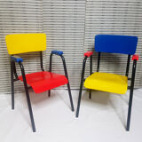 Pair of vintage children's chairs